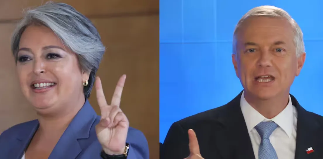 Jeannette Jara y José Antonio Kast